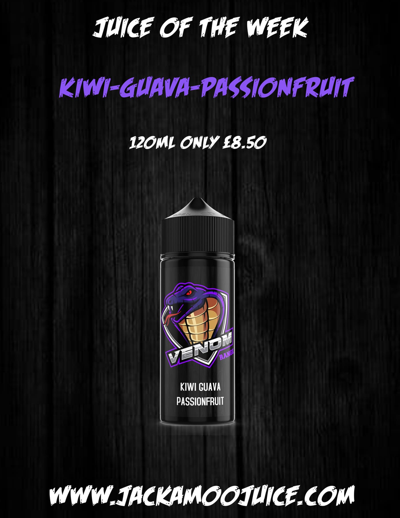 Juice of the Week -KIWI GUAVA & PASSION FRUIT 120ml Deals, Offers & Samples 4