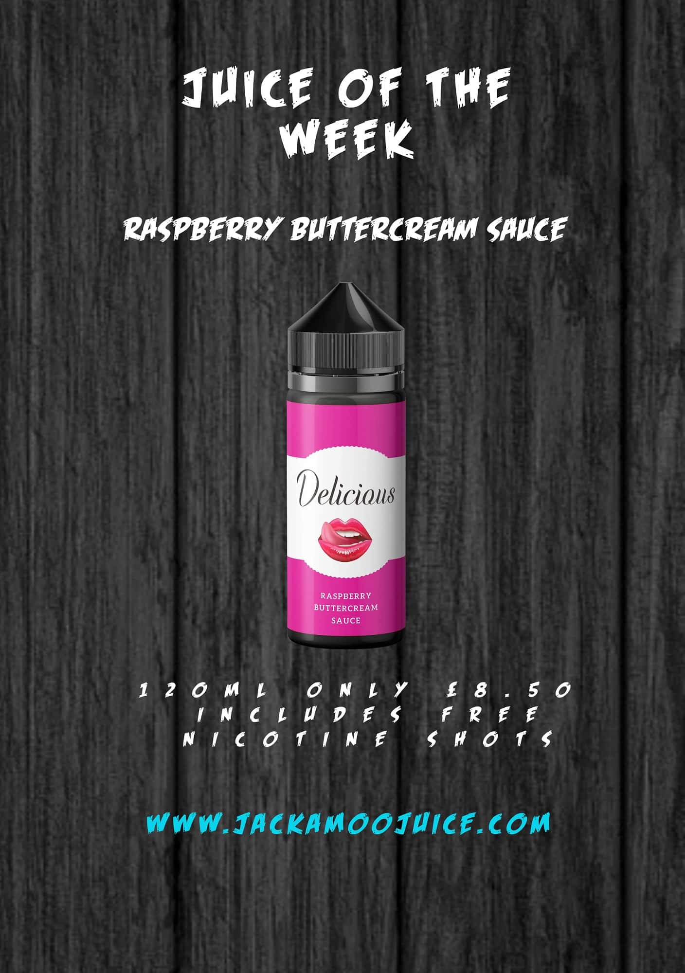 RASPBERRY BUTTERCREAM SAUCE ELIQUID