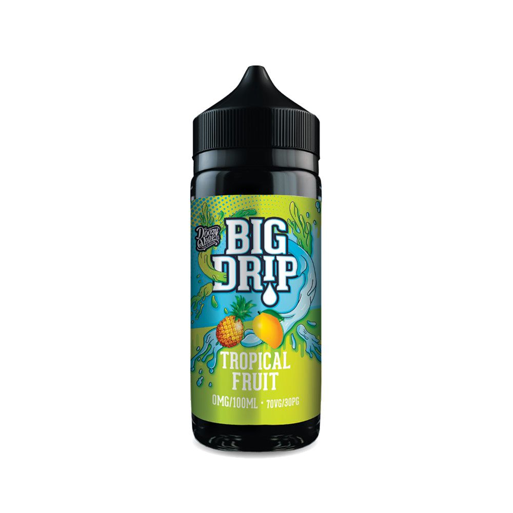 Big Drip Tropical Fruits Shortfill ELiquid 120ml Jackamoo Juice