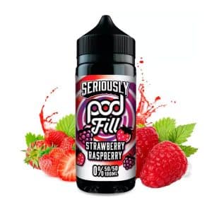 Strawberry Raspberry 100ml (50/50) Shortfill by Seriously Pod Fill